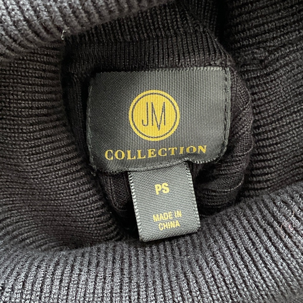JM Collection Black Turtleneck Sweater - Picture 2 of 3